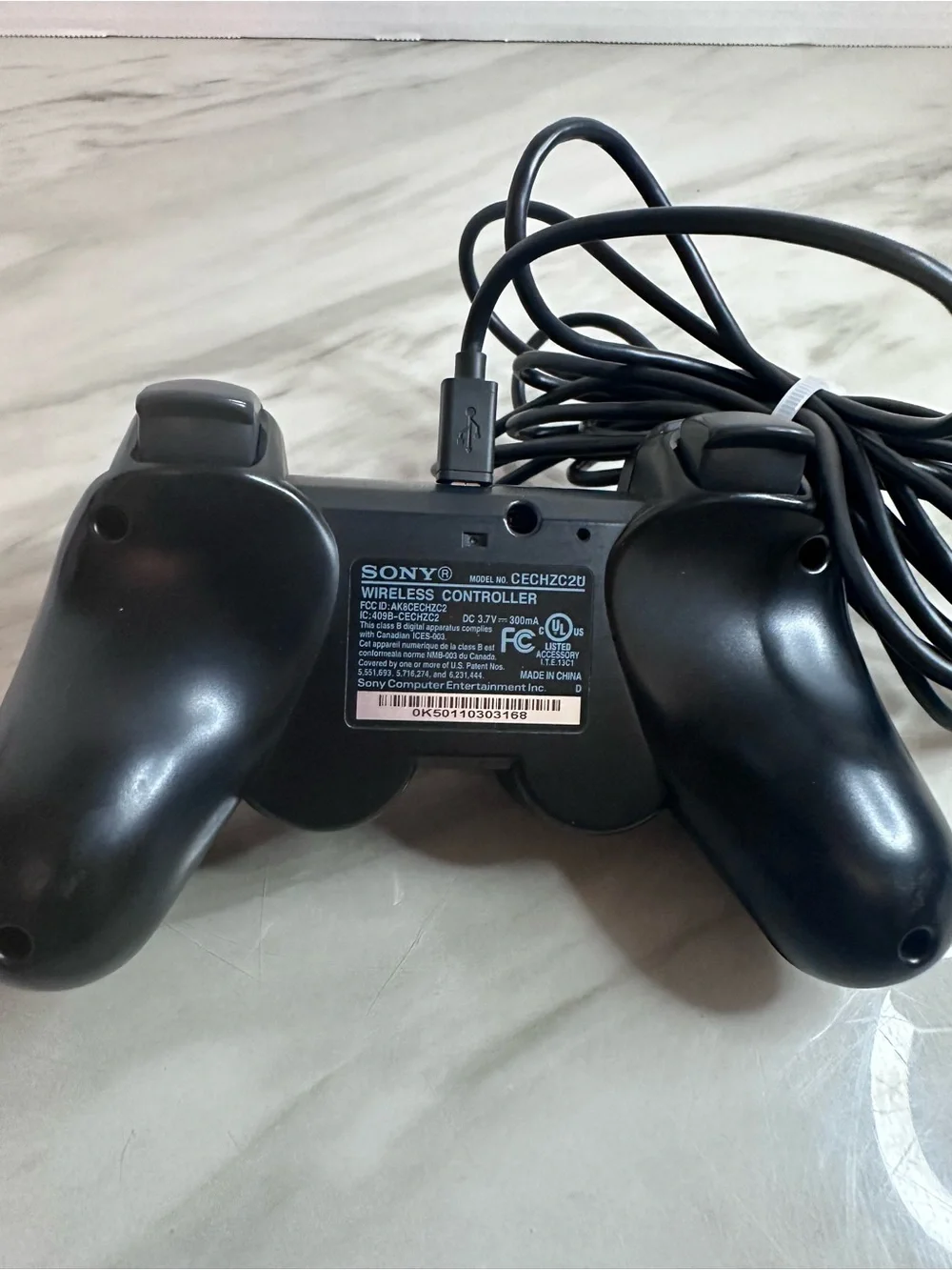 Sony Black Wired Dual Analog USB Game Controller